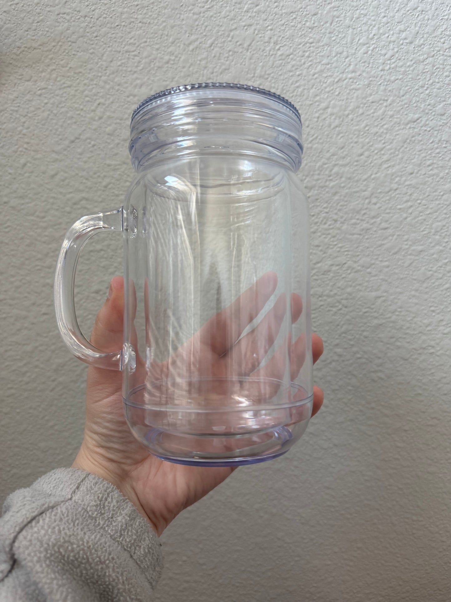 20 oz Mason Jar with Vinyl Print