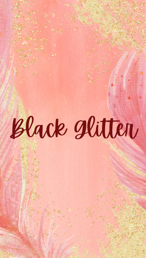 Black Glitter