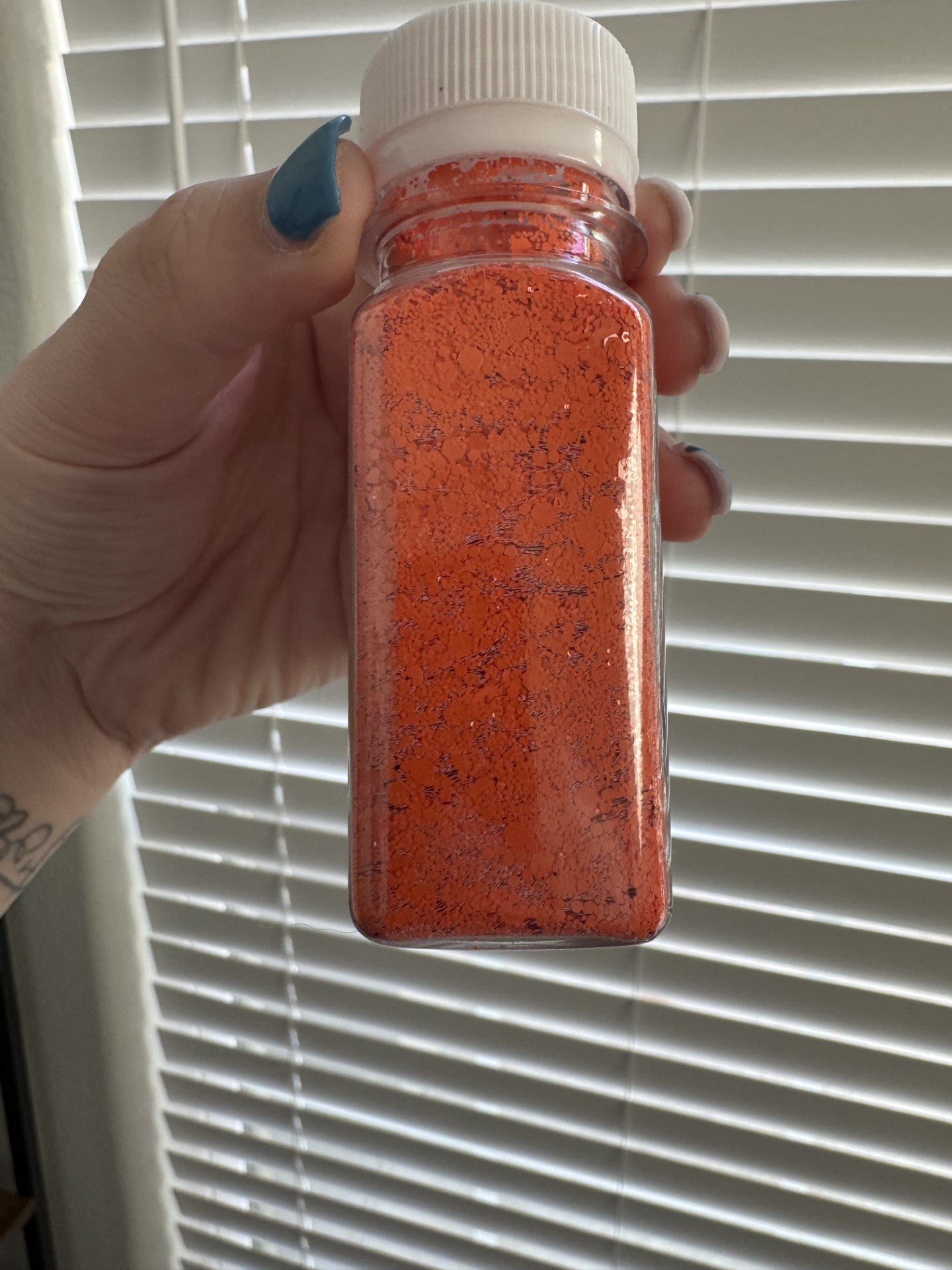 Orange Glitter