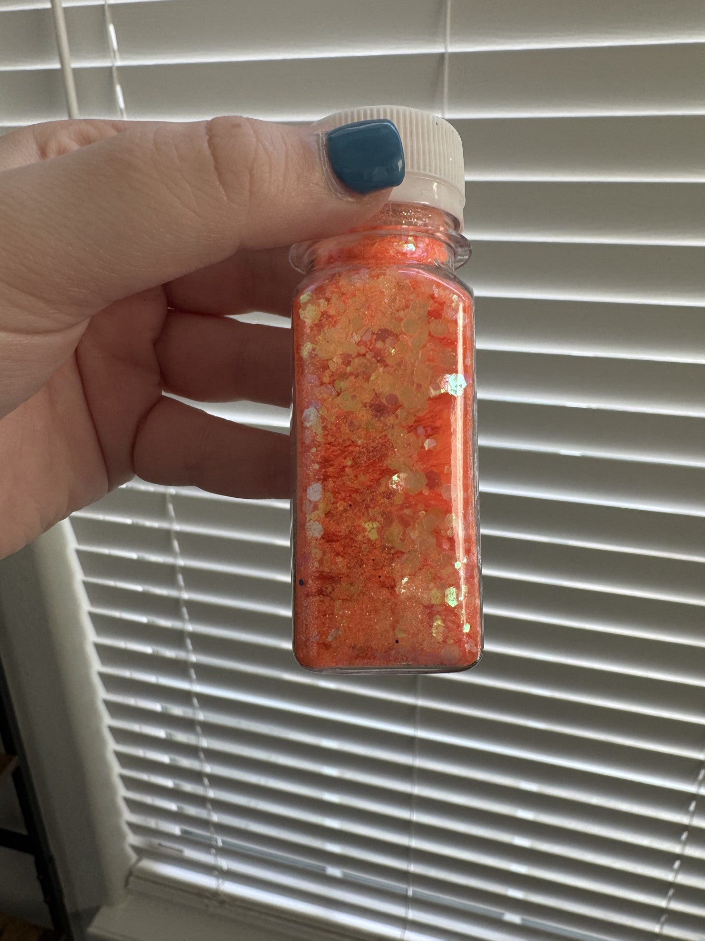 Orange Glitter